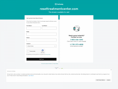 resettreatmentcenter.com snapshot