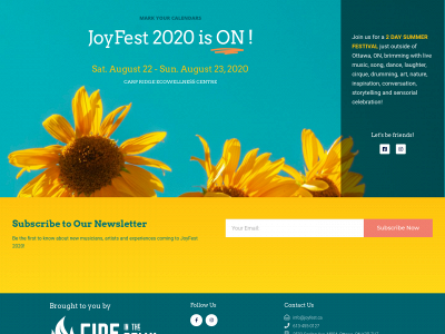 joyfest.ca snapshot