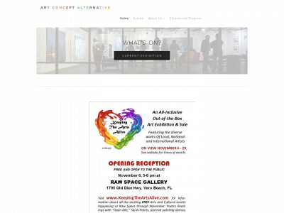www.artconceptalternative.org snapshot