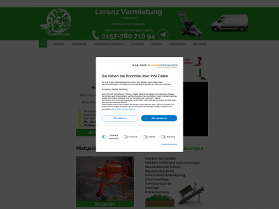 lorenz-vermietung.de snapshot