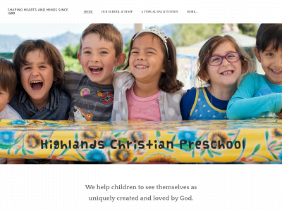 www.highlandschristianpreschool.org snapshot