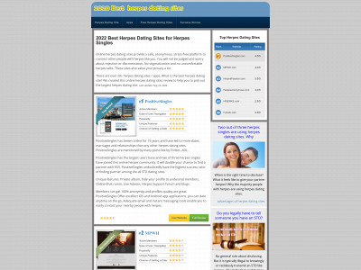 topherpesdatingsites.com snapshot