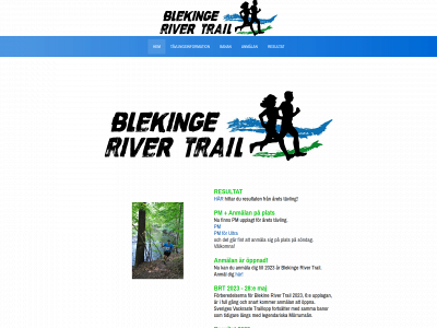 blekingerivertrail.se snapshot