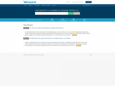wesped.org snapshot