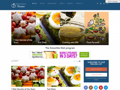 healthandlifestylestore.com snapshot