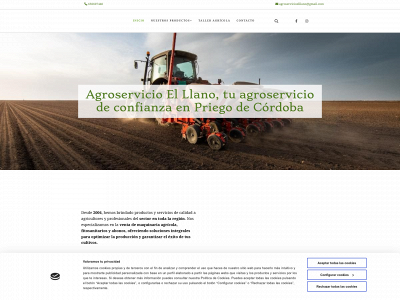 www.agroservicioelllano.com snapshot