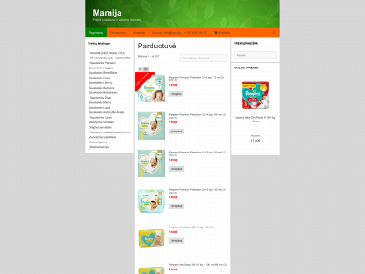 mamija.lt snapshot