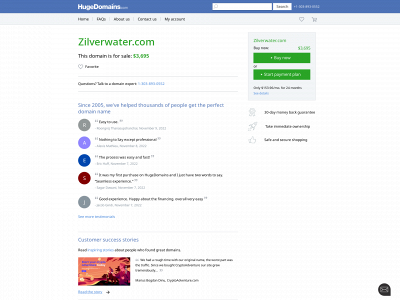 zilverwater.com snapshot