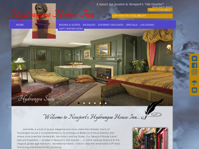 hydrangeahouse.com snapshot