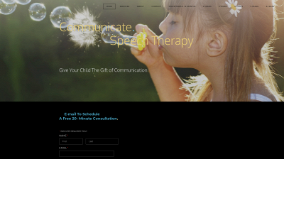 www.communicatespeechtherapy.net snapshot