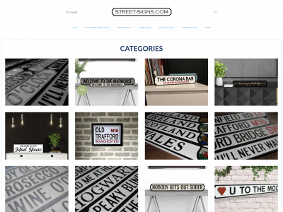 www.street-signs.com snapshot