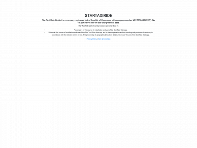 startaxiride.com snapshot