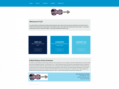 thelightorchestra.co.uk snapshot