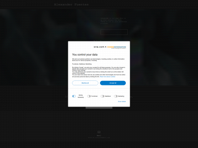 alexanderfuentes.com snapshot