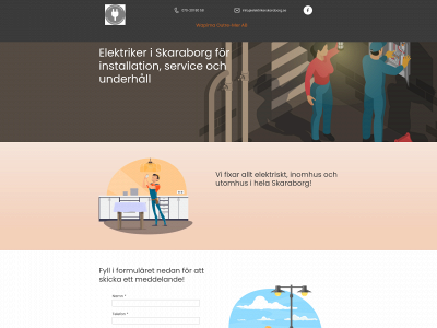 elektrikerskaraborg.se snapshot