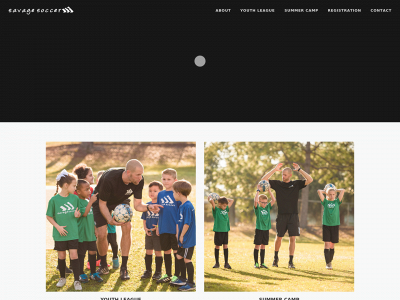 savage-soccer.com snapshot
