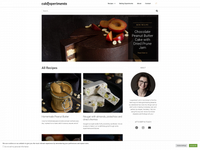 cakesperiments.com snapshot