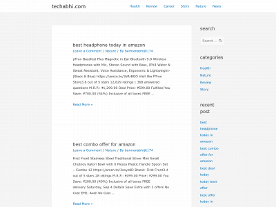 techabhi.com snapshot
