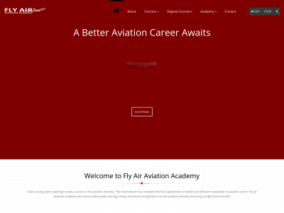 www.flyairaviationacademy.in snapshot