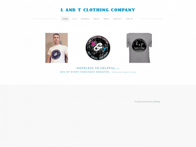landtclothingcompany.com snapshot