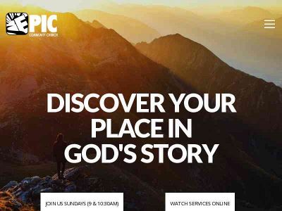 epiccommunitychurch.org snapshot