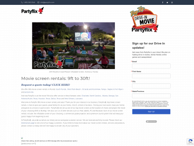 partyflix.com snapshot