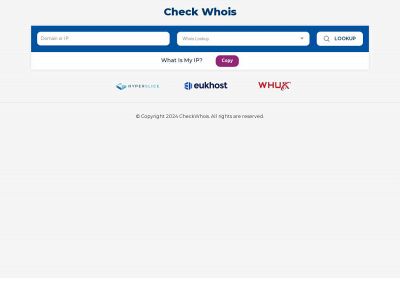 checkwhois.com snapshot