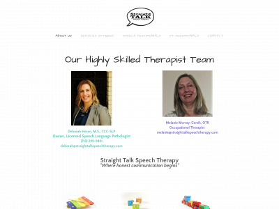 straighttalkspeechtherapy.com snapshot