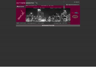 outtherewebsites.co.nz snapshot