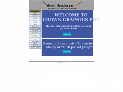 crowngraphicspdx.com snapshot
