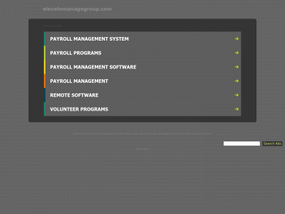 elevatemanagegroup.com snapshot