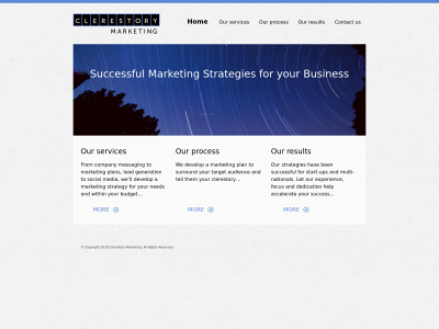 clerestorymarketing.com snapshot