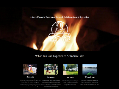www.indianlake.camp snapshot