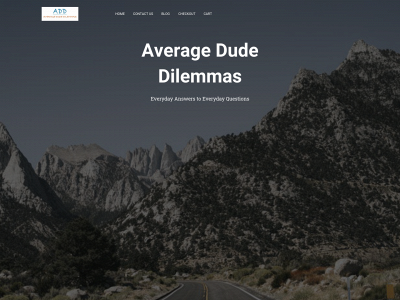 averagedudedilemmas.com snapshot