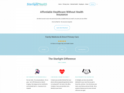 www.starlighthealth.com snapshot