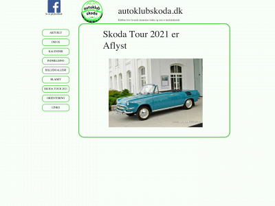 autoklubskoda.dk snapshot