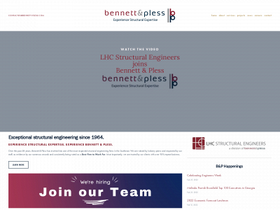 bennett-pless.com snapshot