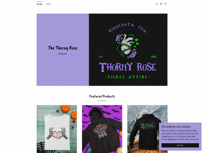thethornyrose.com snapshot