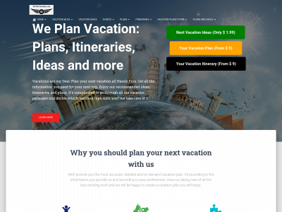 weplanvacation.com snapshot