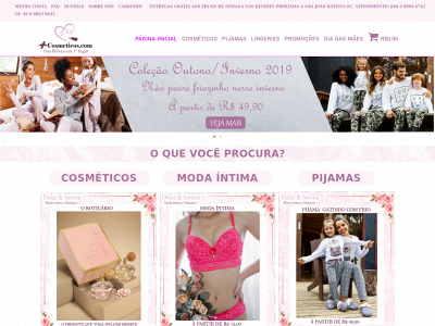 scmaiscosmeticos.com snapshot
