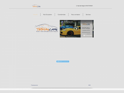 thomascars.be snapshot