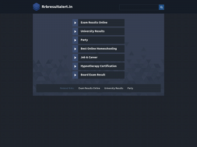 rrbresultalert.in snapshot