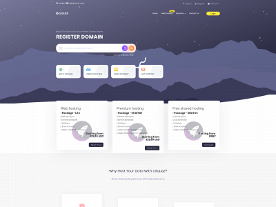 cliquezhost.com snapshot