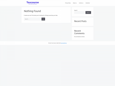 taxcourse.in snapshot