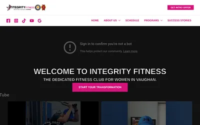 integrityfitness.ca snapshot