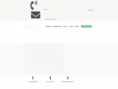 massagenzug.ch snapshot