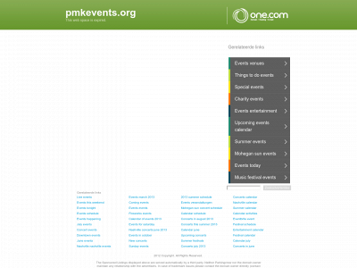 pmkevents.org snapshot