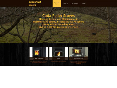 codapelletstoves.com snapshot