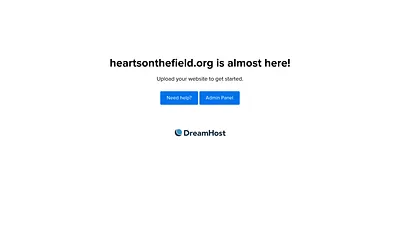 heartsonthefield.org snapshot