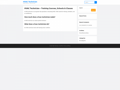 hvac-technician.org snapshot